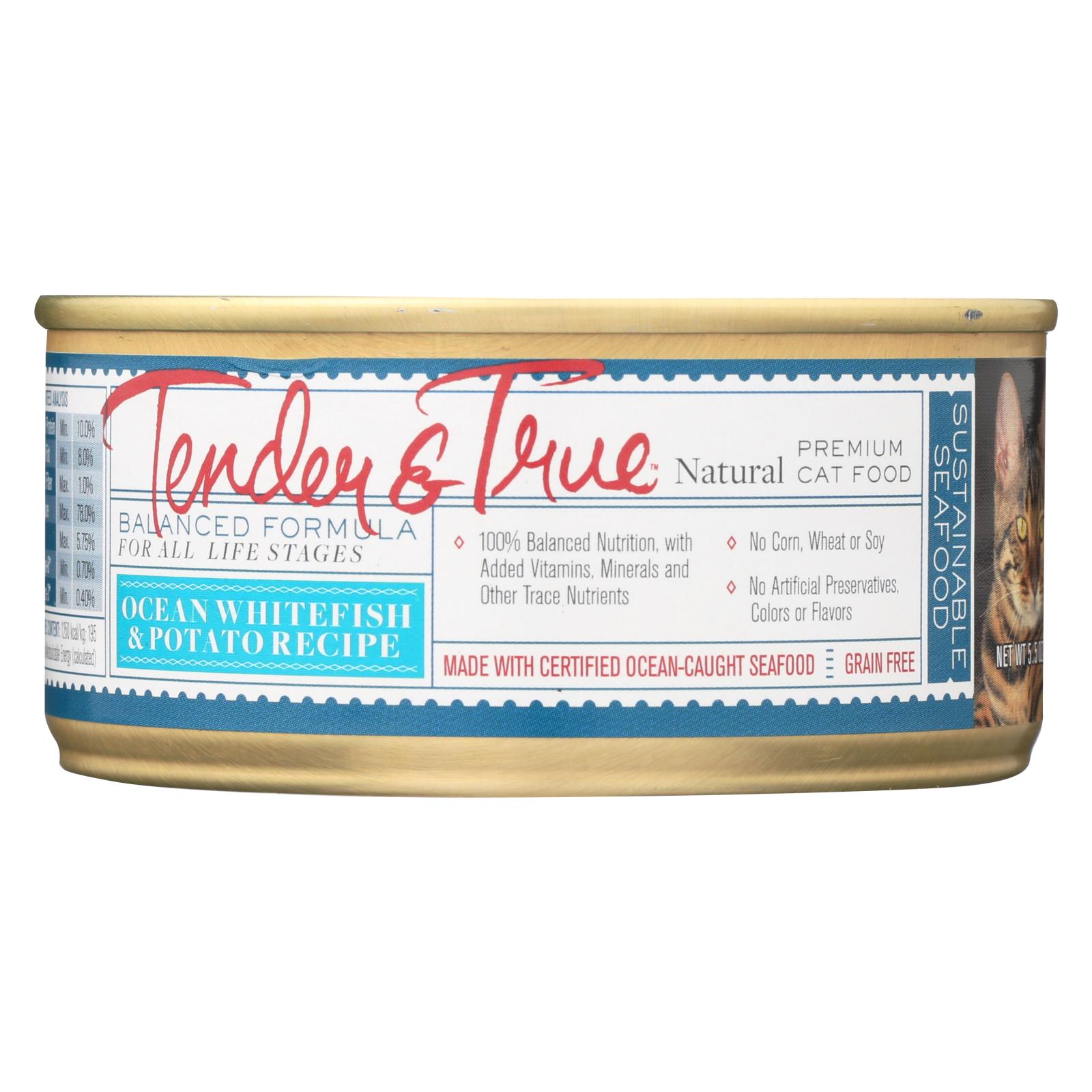 Tender & True Cat Food Ocean Whitefish And Potato - 24개 묶음상품 - 5.5 OZ