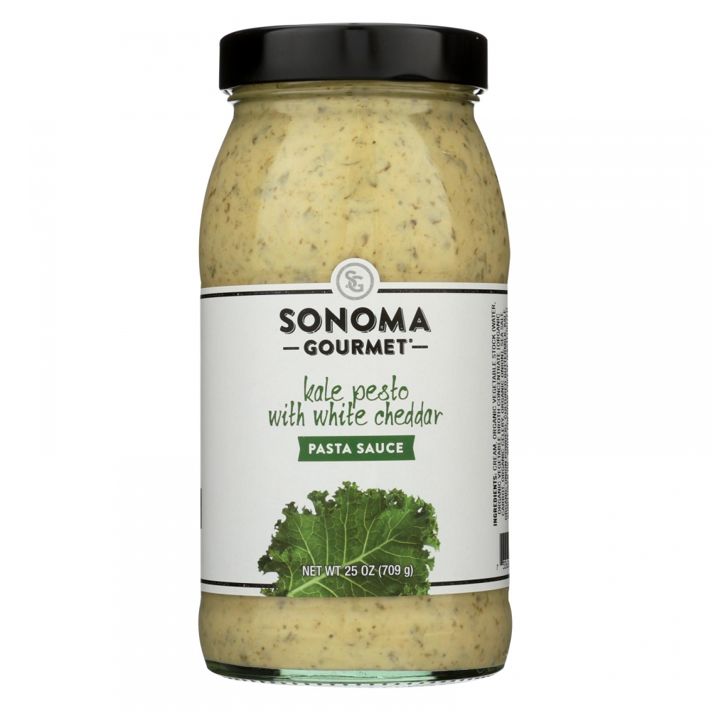 Sonoma Gourmet All Natural Pasta Sauce - Kale Pesto with White Cheddar - 6개 묶음상품 - 25 oz.