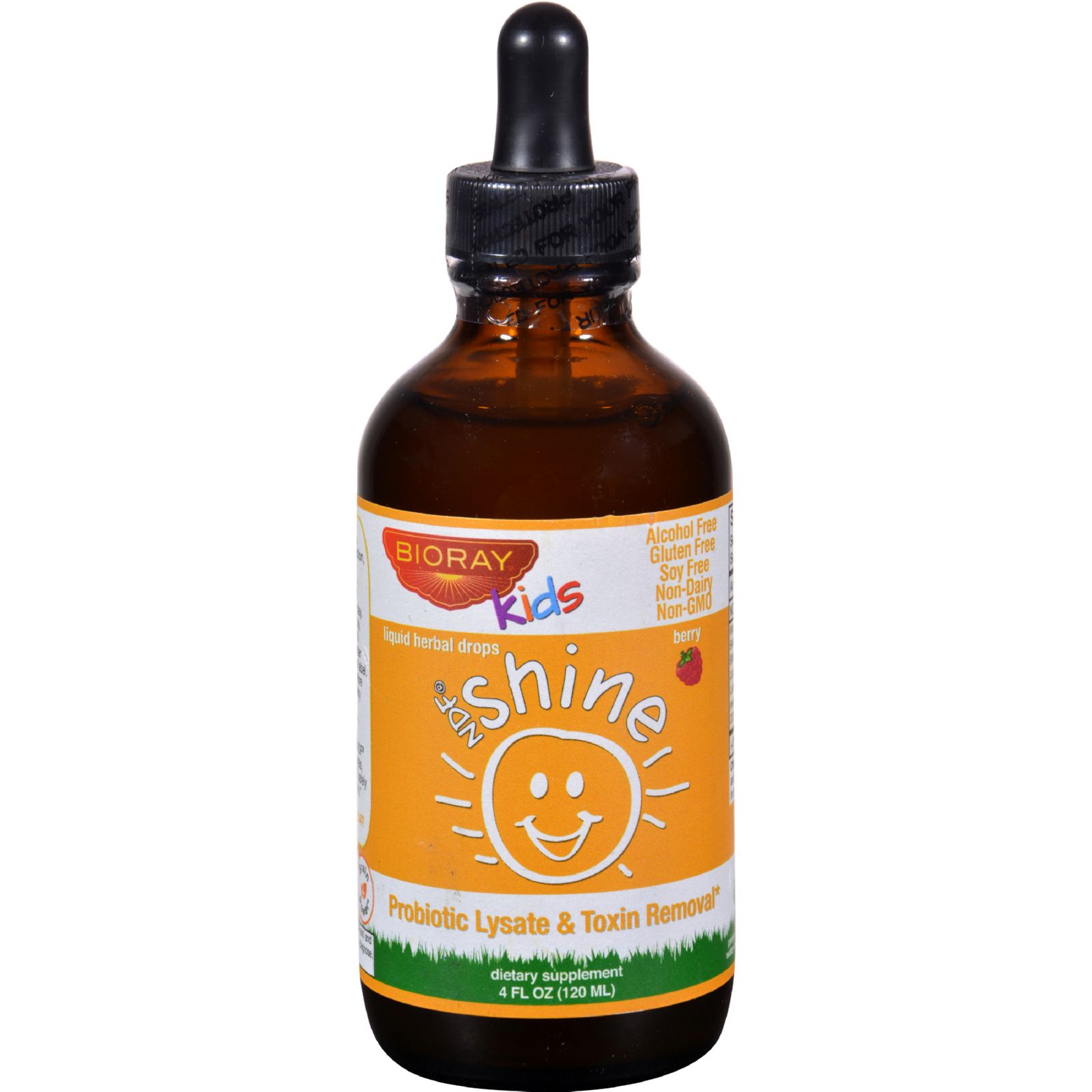 Bioray Kids NDF - Shine - Drops - Raspberry - 4 oz