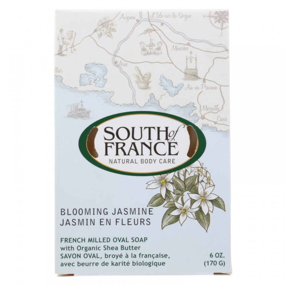 South Of France Bar Soap - Blooming Jasmine - 6 oz - 1 each