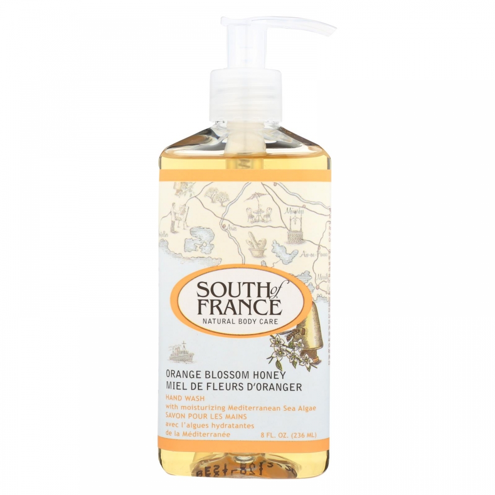 South Of France Hand Wash - Orange Blossom Honey - 8 oz - 1 each