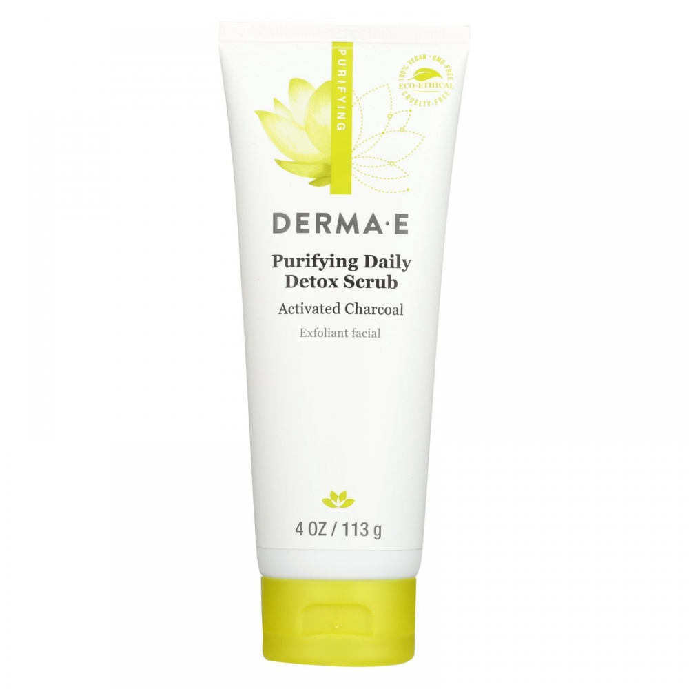 Derma E - Scrub - Purifying Daily Detox - 4 oz.