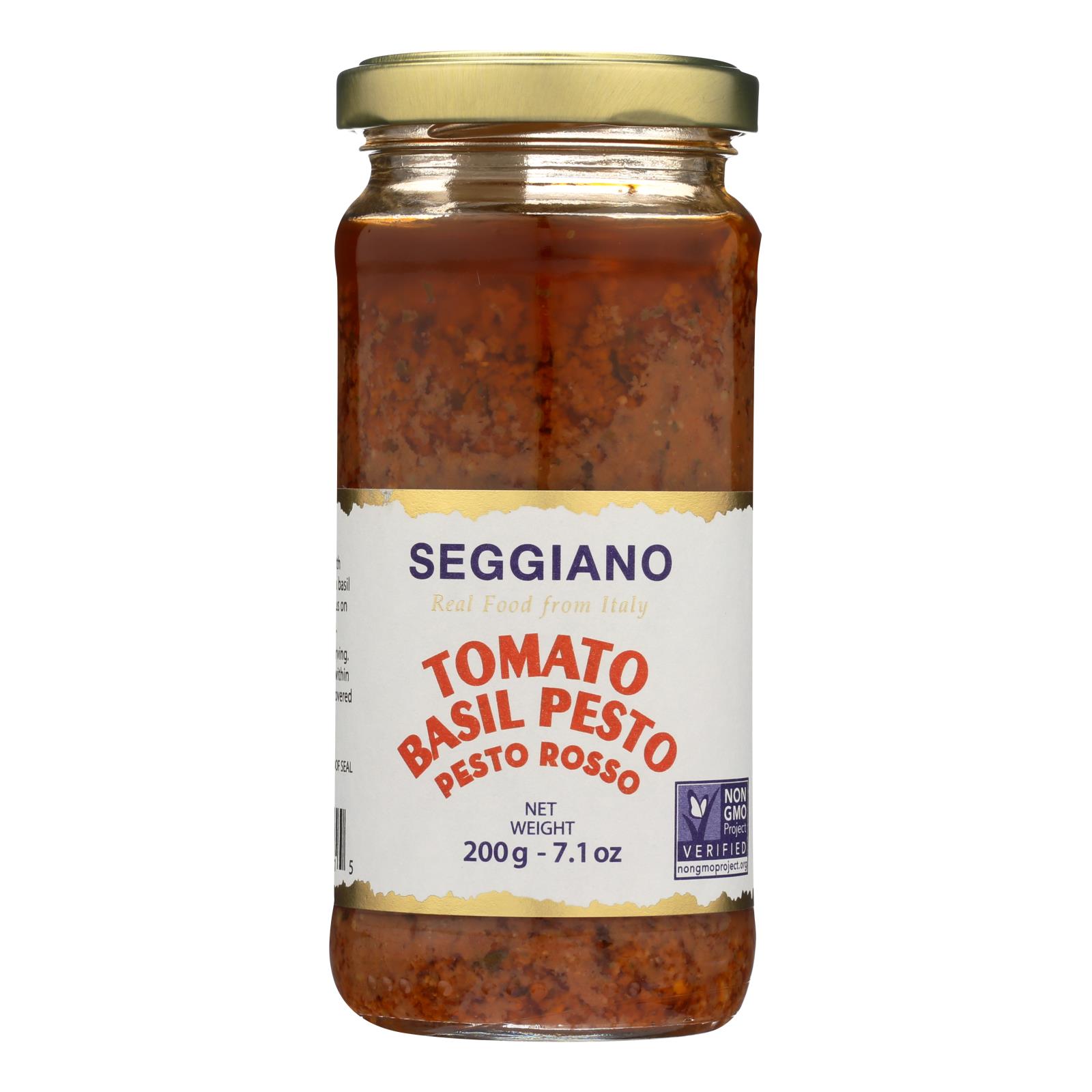 Seggiano Tomato Basil Pesto - Case of 6 - 7 OZ