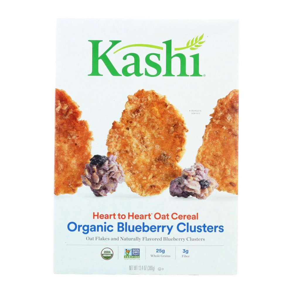 Kashi Heart To Heart Oat Flakes and Blueberry Clusters - 10개 묶음상품 - 13.4 oz.