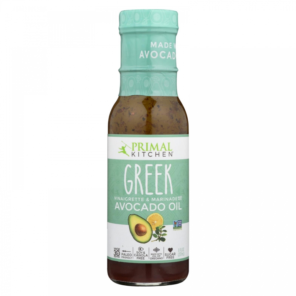 Primal Kitchen Greek Vinaigrette - Avocado Oil and Organic Oil - 6개 묶음상품 - 8 oz.