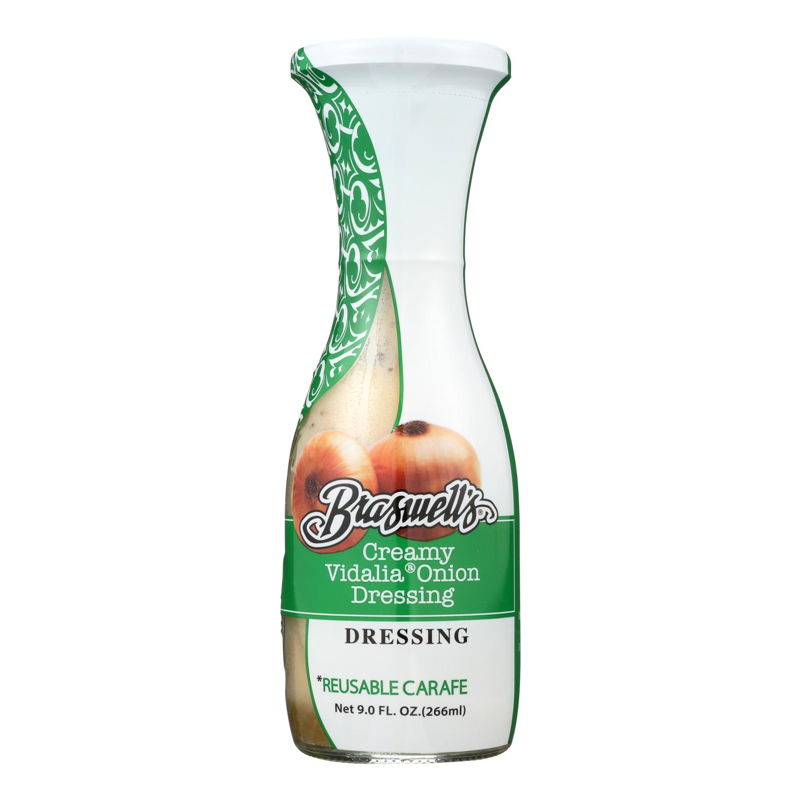 Braswell Dressing Creamy Vidalia Onion - Case of 6 - 9 FZ