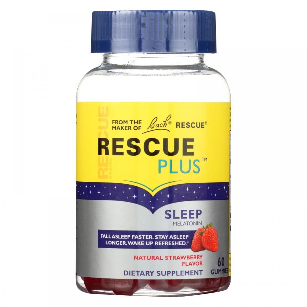 Bach Rescue Remedy Plus Sleep Gummy Strawberry - 60 Count