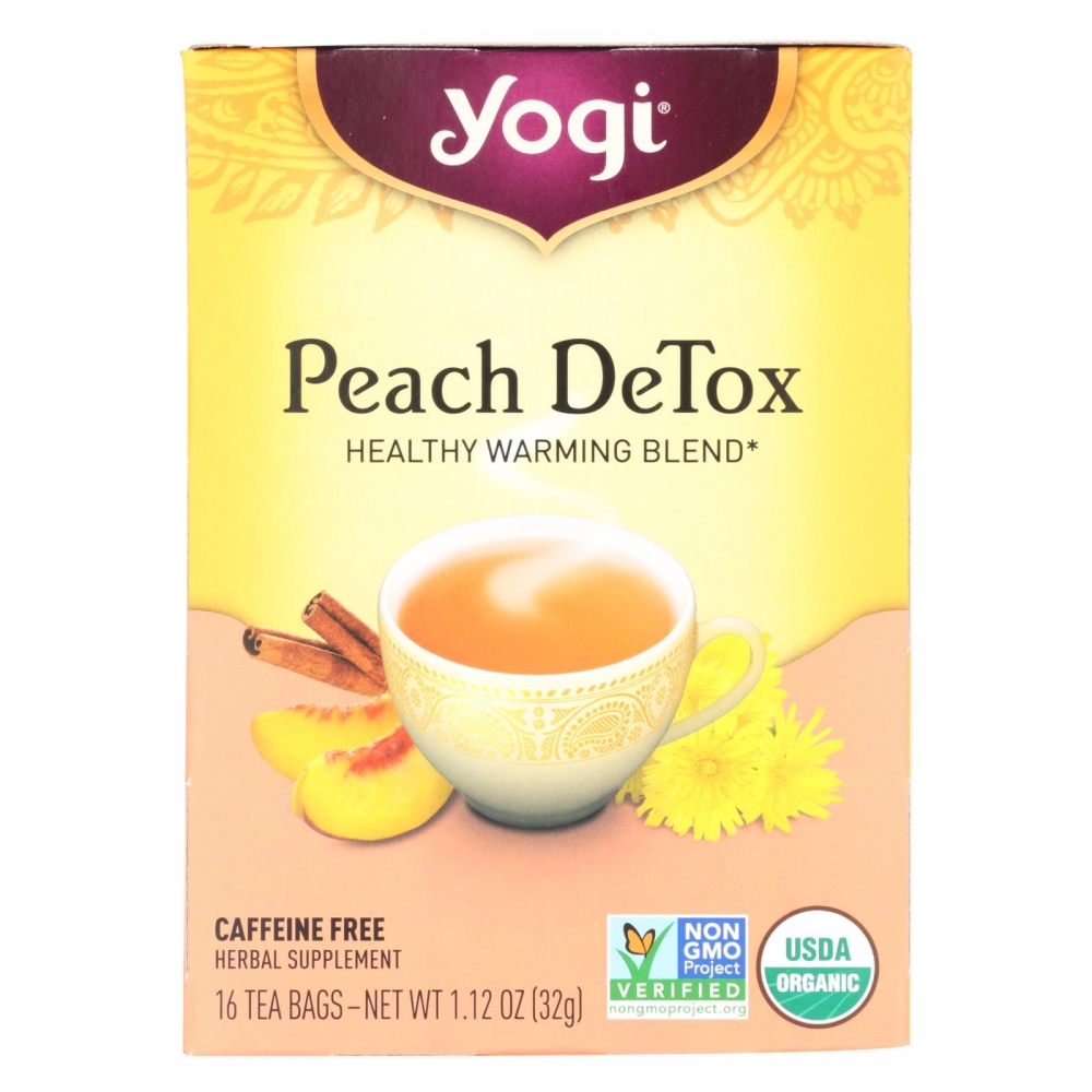 Yogi - Peach - Case of 6 - 16 Bags