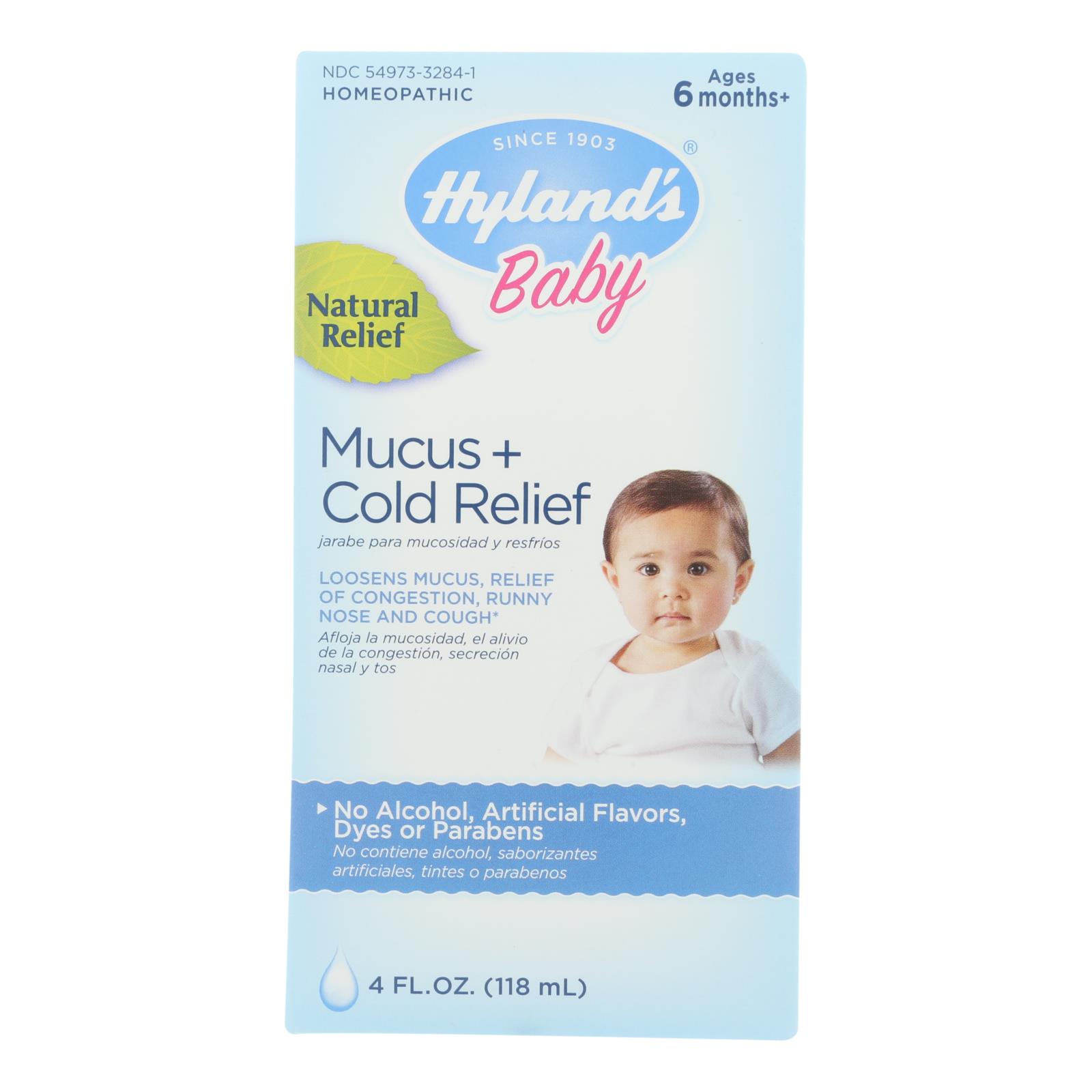 Hyland's Baby Mucous And Cold Relief Homeopathic Medicine - 1 Each - 4 OZ