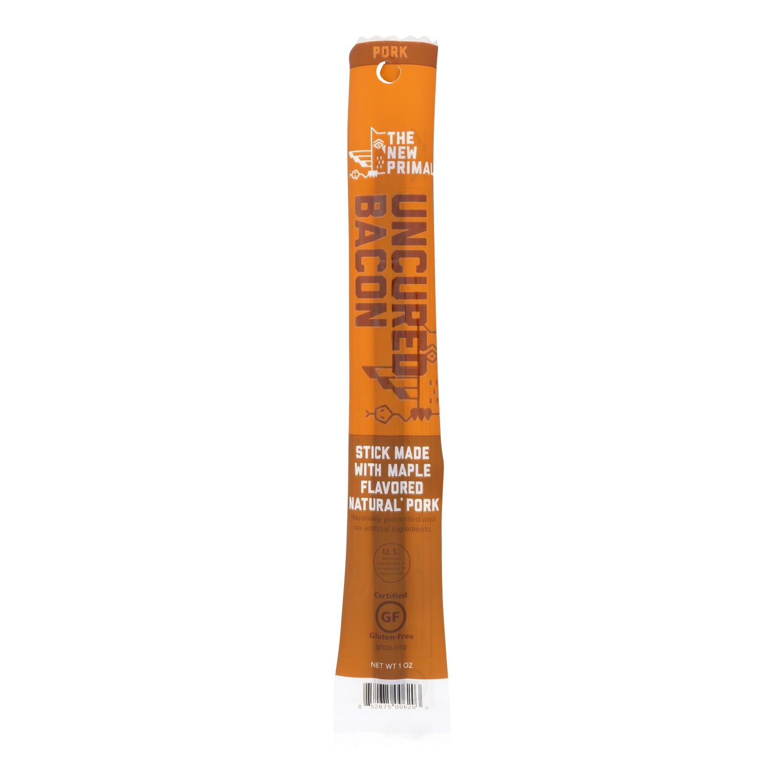 The New Primal Uncured Bacon Stick - Case of 20 - 1 OZ