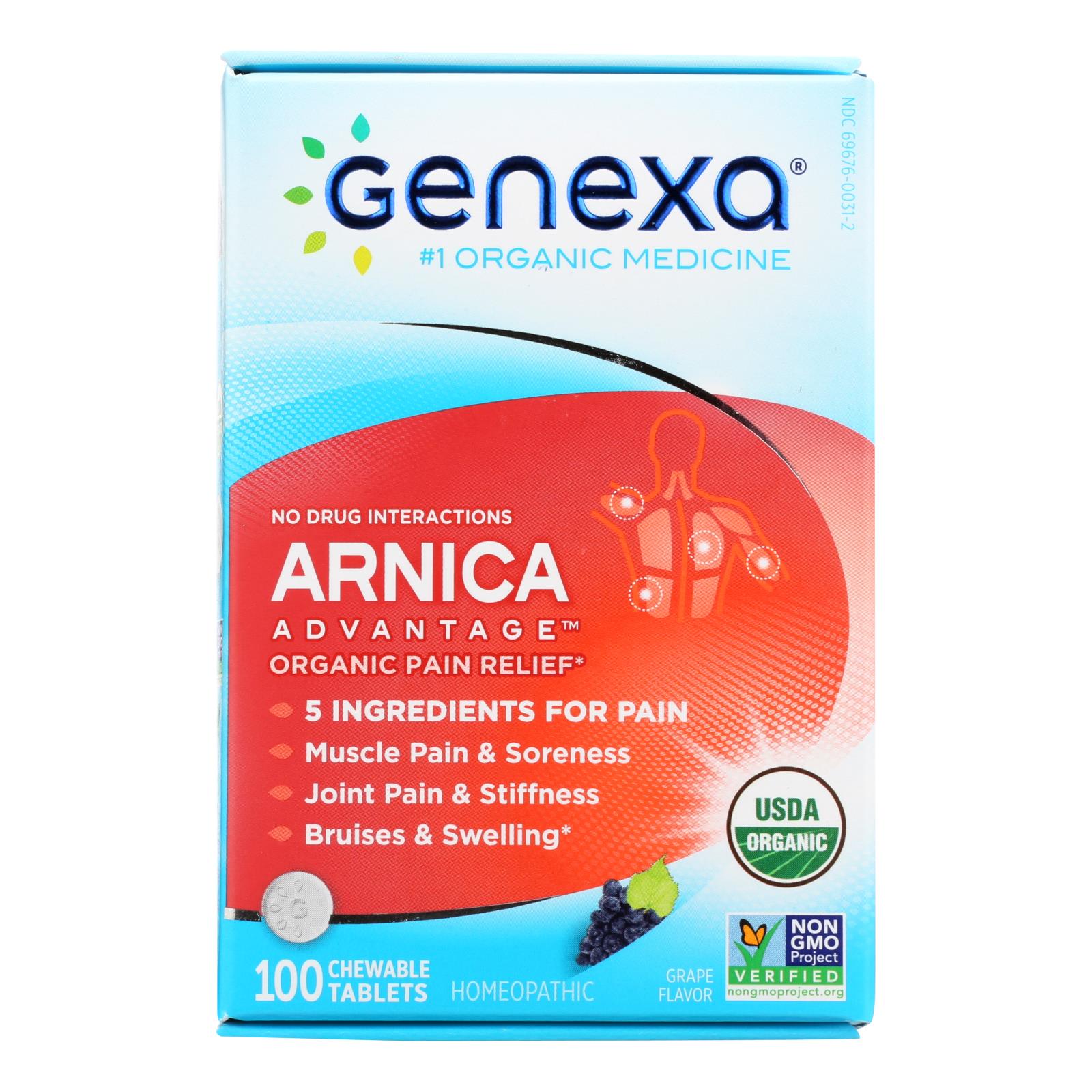 Genexa Arnica Advantage Pain Relief - 1 Each - 100 TAB