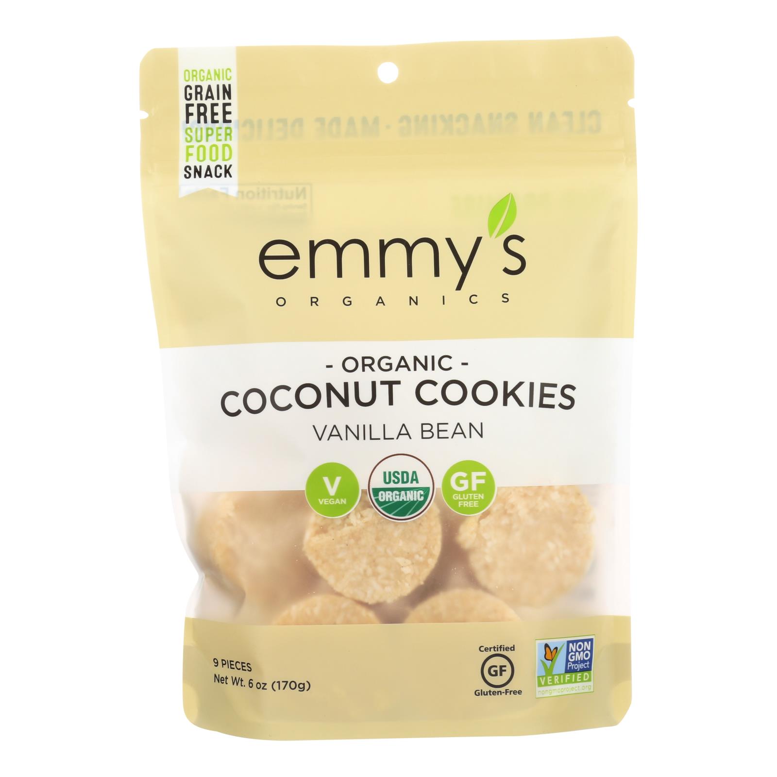 Emmy's Organics Organic Coconut - 8개 묶음상품 - 6 oz.