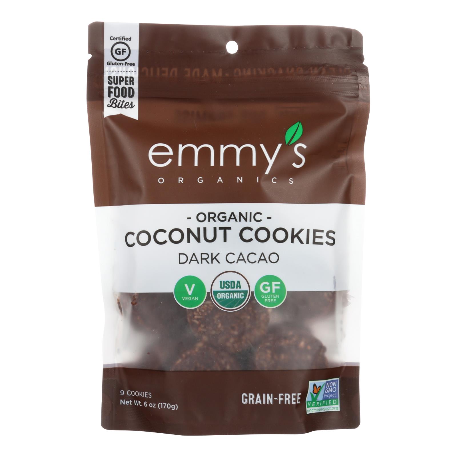 Emmy's Organics Organic Coconut - 8개 묶음상품 - 6 oz.