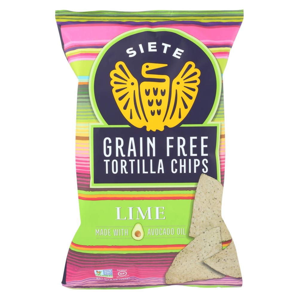 Siete Tortilla Chip - Lime - 12개 묶음상품 - 5 oz