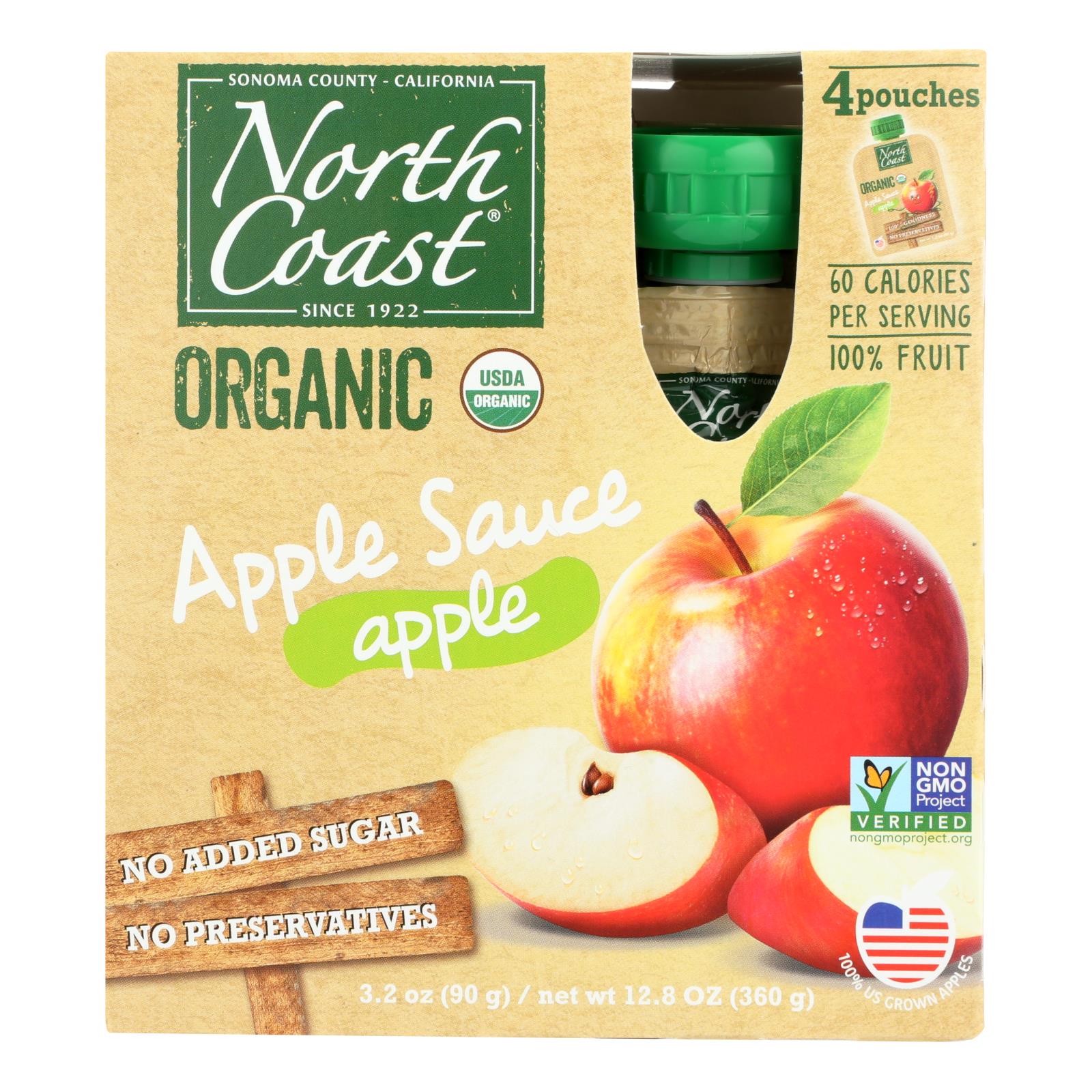 North Coast - Applesauce Pouch - 6개 묶음상품 - 4/3.2 OZ