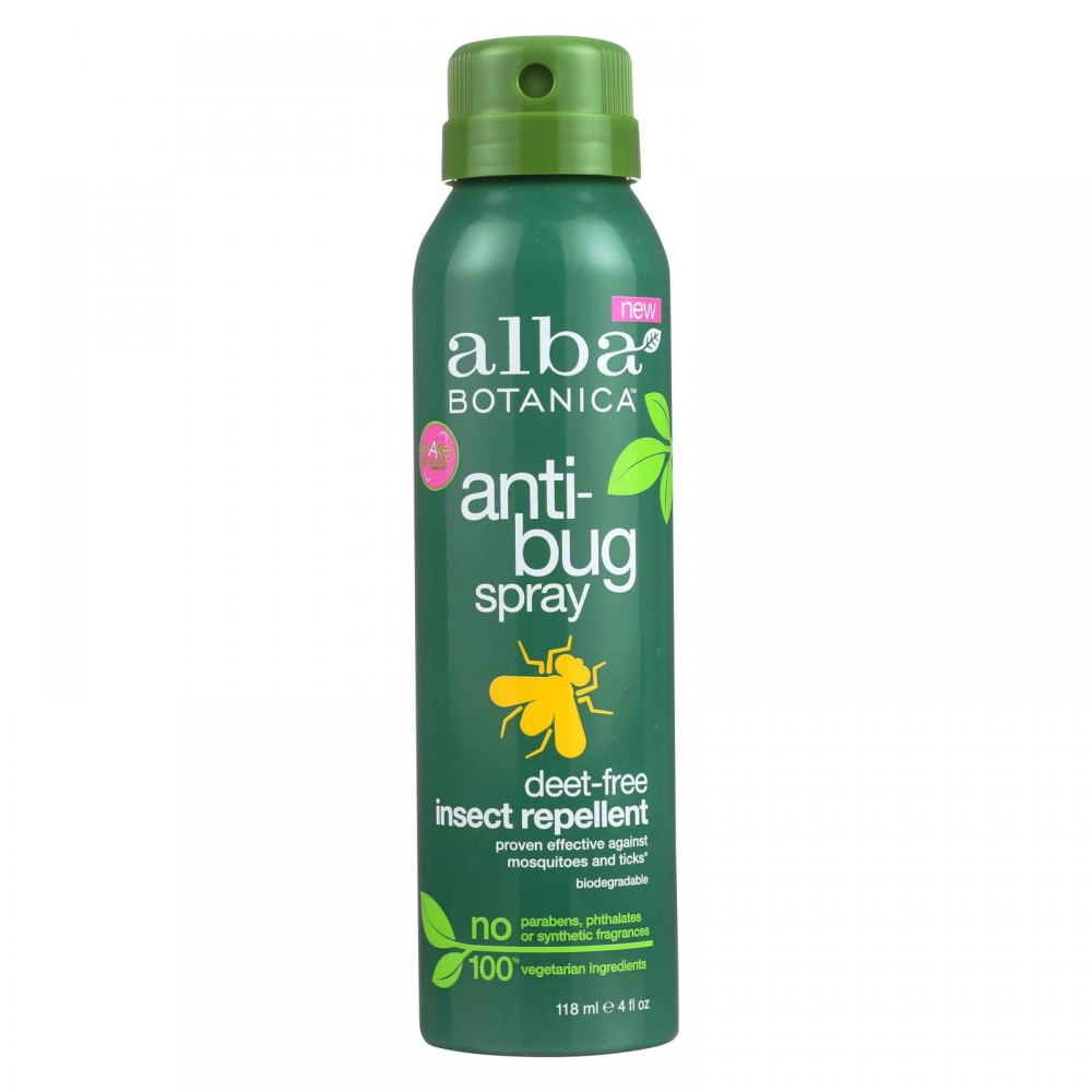 Alba Botanica - Anti-Bug Spray - Deet Free - 4 fl oz