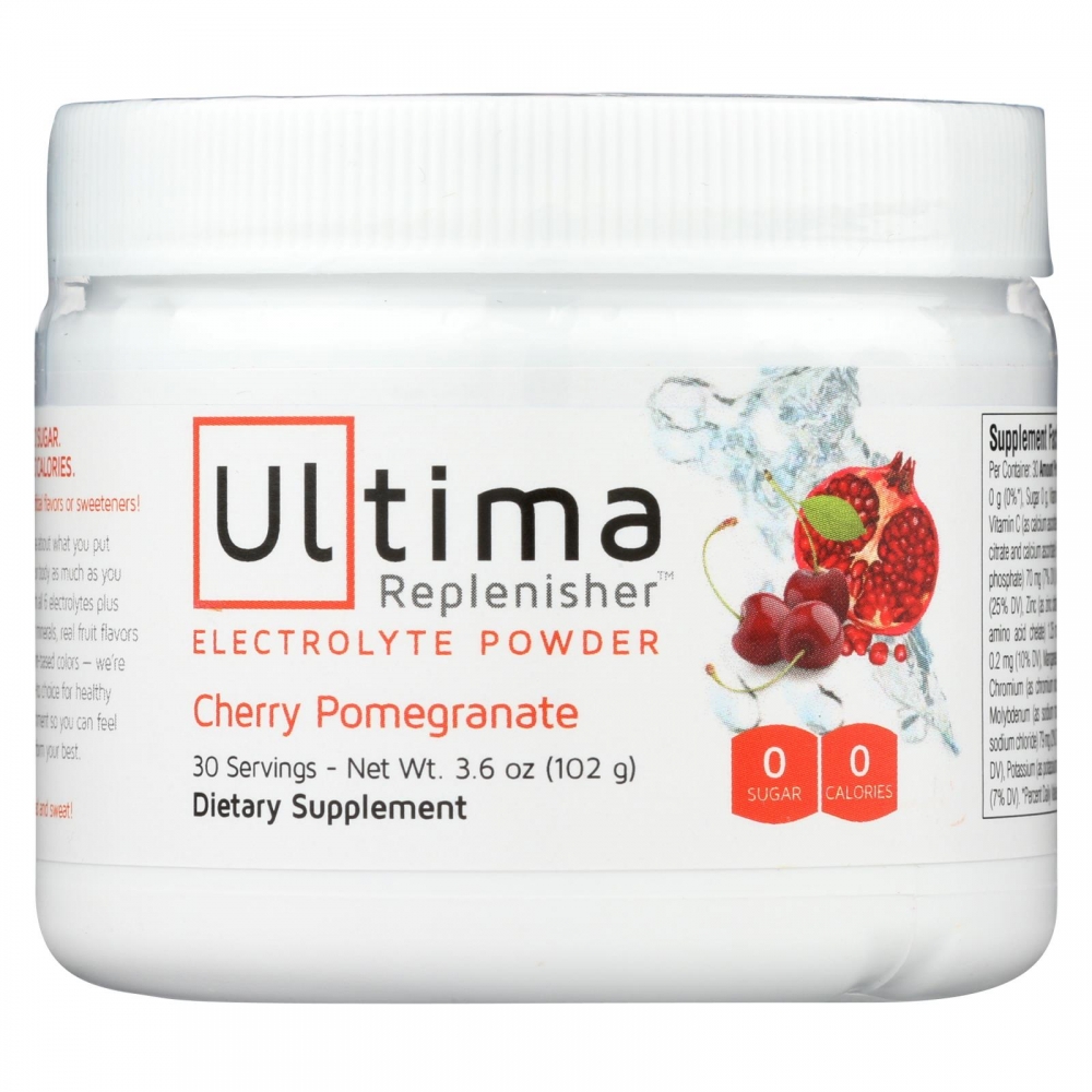 Ultima Replenisher Electrolyte Powder - Cherry - Can - 3.6 oz