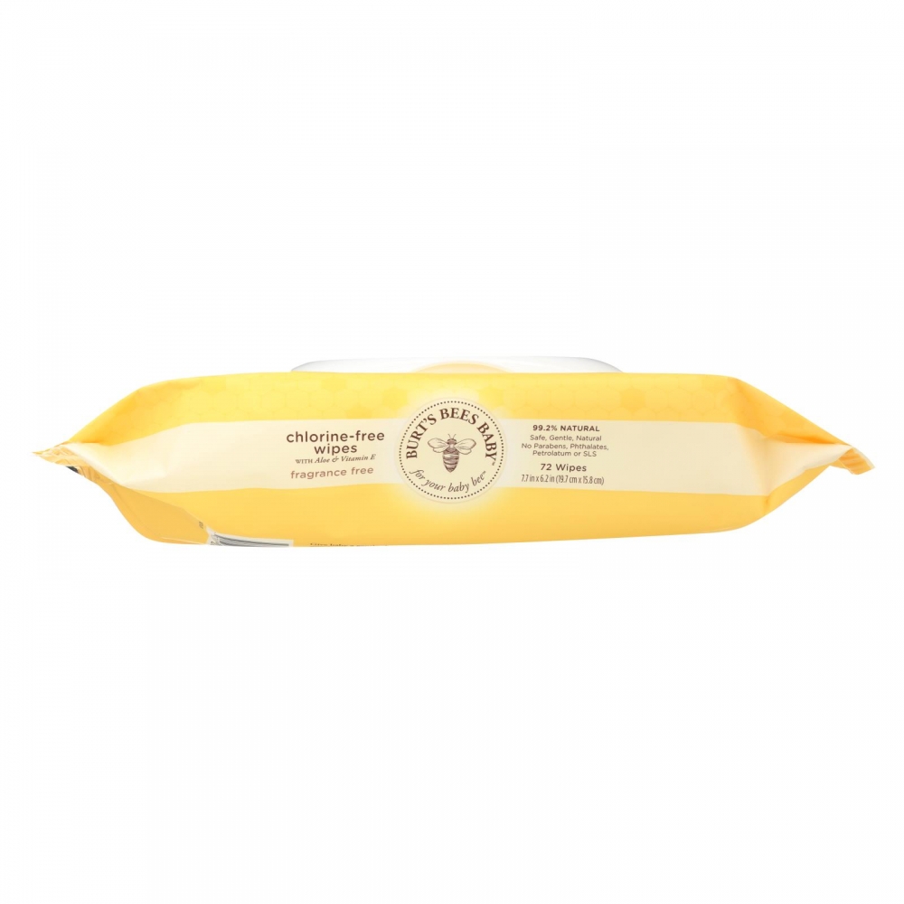 Burts Bees - Wipes - Fragrence Free - Baby Bee - 72 count
