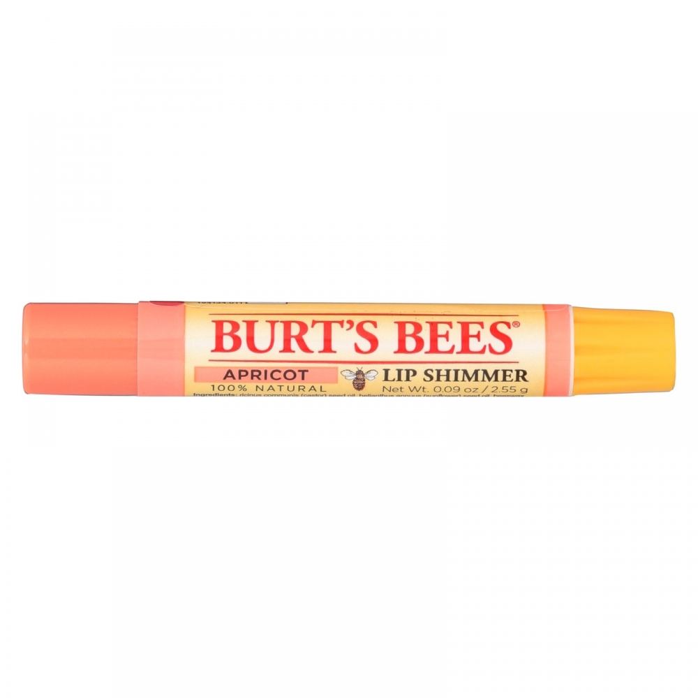 Burts Bees - Lip Shimmer - Apricot - 4개 묶음상품 - 0.09 oz