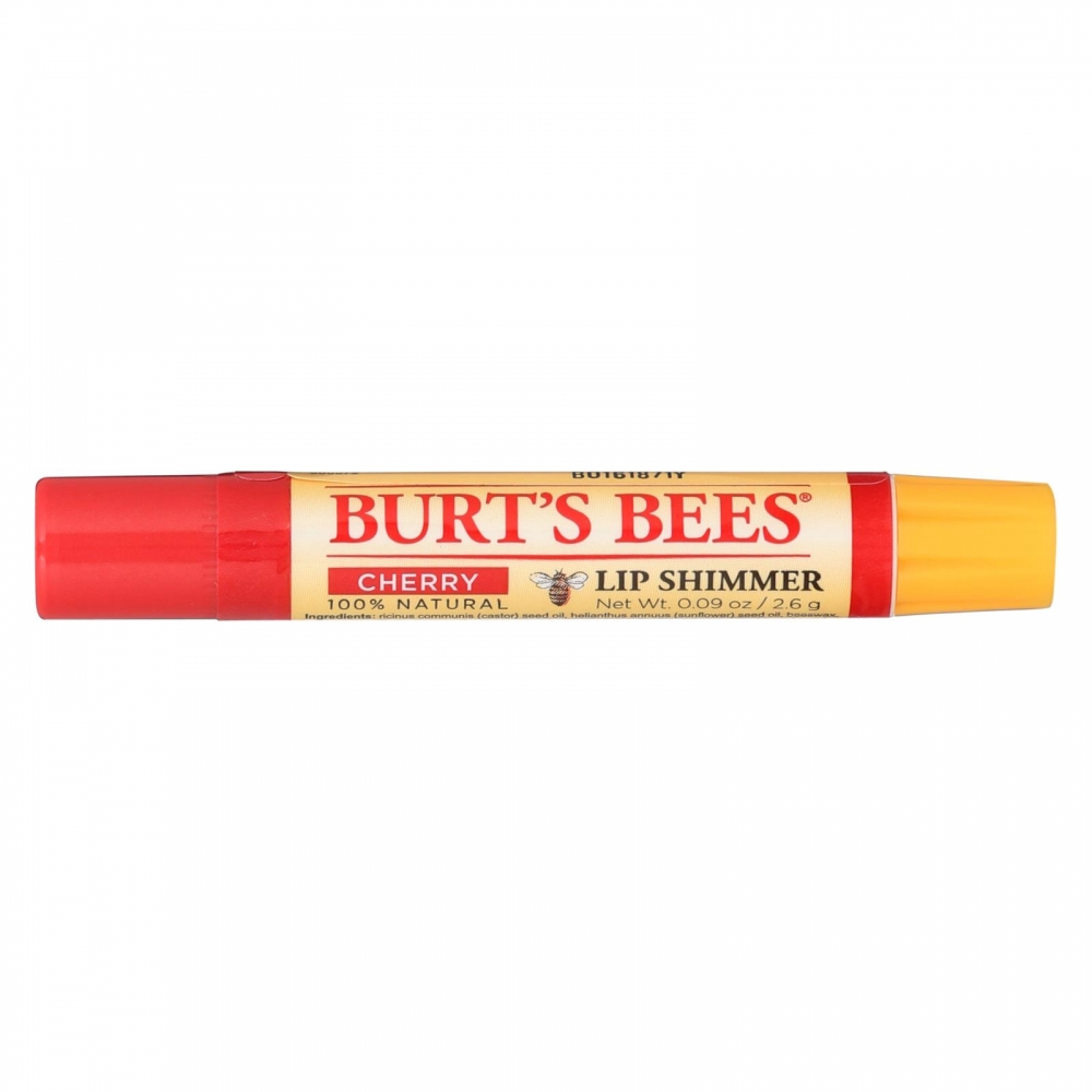 Burts Bees - Lip Shimmer - Cherry - 4개 묶음상품 - 0.09 oz