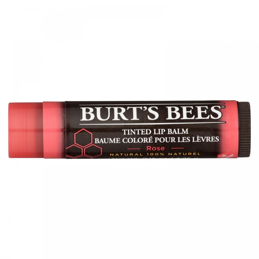 Burts Bees - Lip Balm - Tint - Rose - 2개 묶음상품 - .15 oz