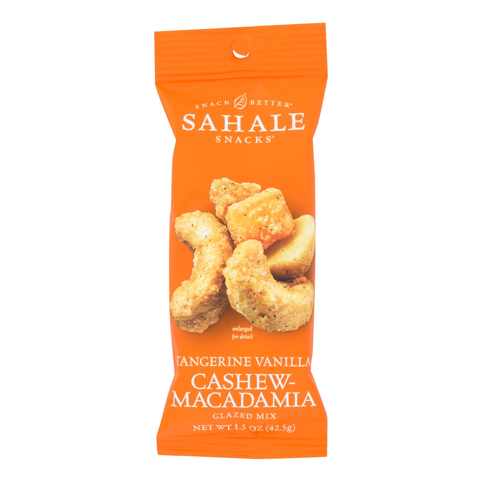 Sahale Tangerine Vanilla Cashew Macadamia Glazed Mix - 9개 묶음상품 - 1.5 OZ