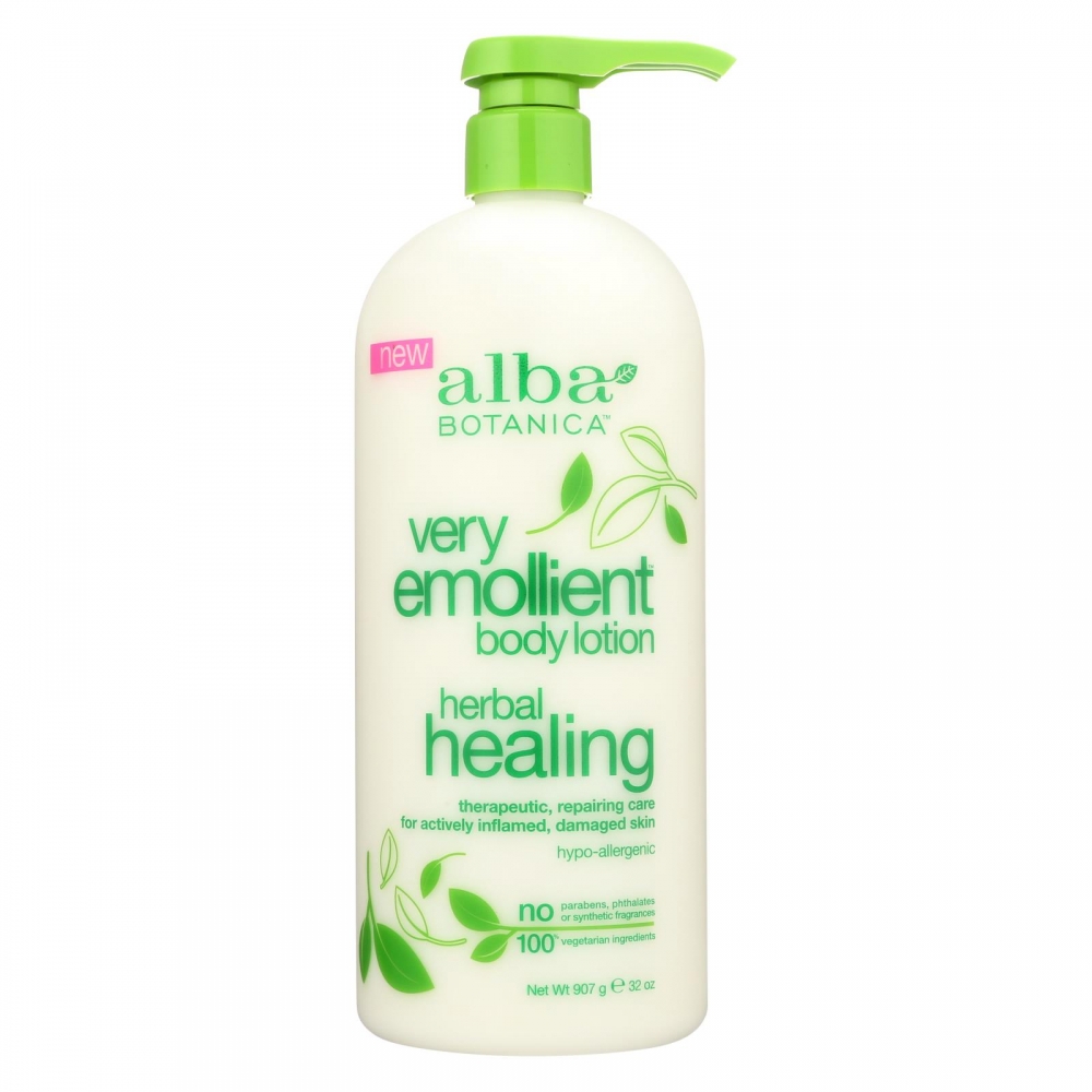 Alba Botanica - Body Lotion - Very Emollient - Herbal - 32 oz