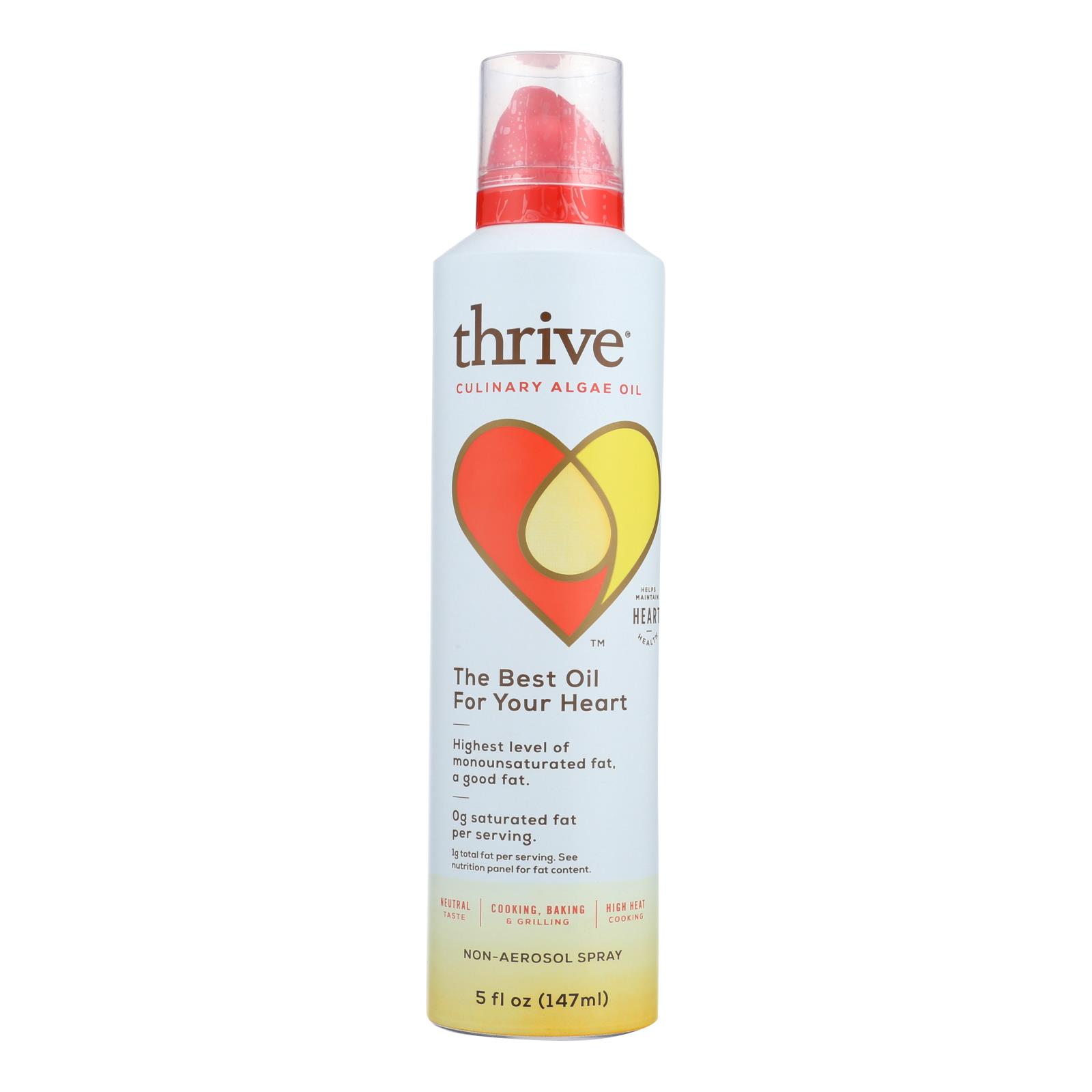 Thrive Algae Culinary Cook Oil Culinary Algae Oil - Case of 6 - 5 FZ