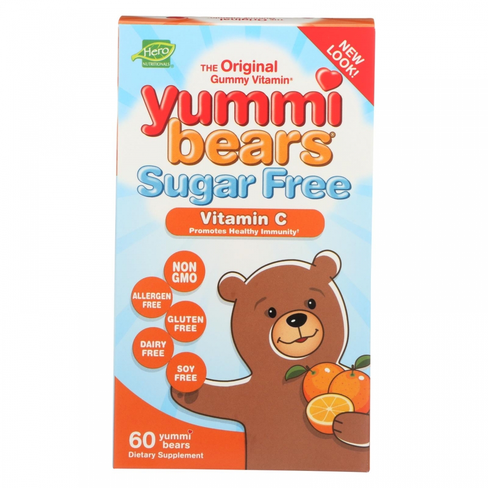 Hero Nutritional Products Yummi Bear - Vitamin C - Sugar Fr - 60 count