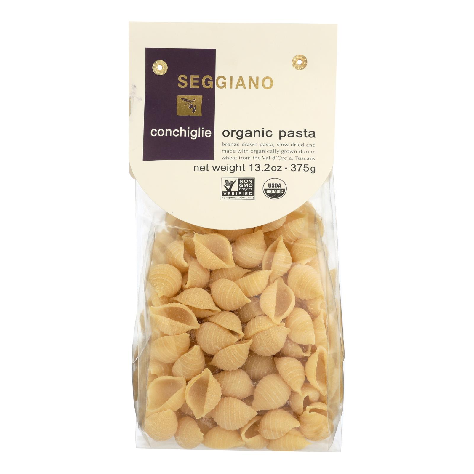 Seggiano Organic Conchiglie Pasta - Case of 8 - 13.2 OZ