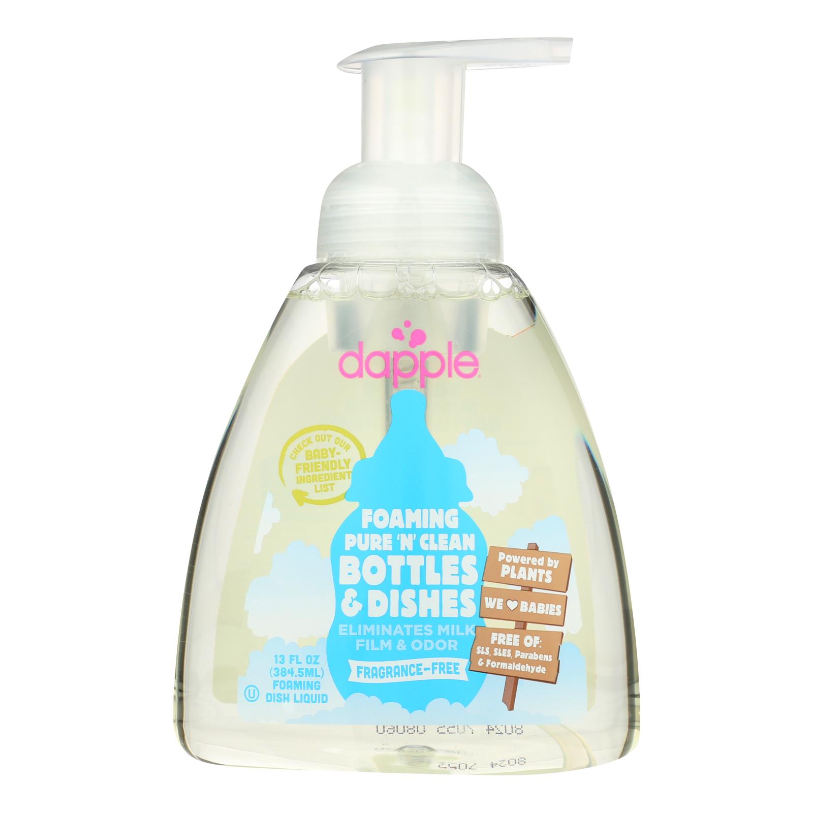Dapple - Baby Btl&dsh Liquid Foam Fat Free - 1 Each - 13 OZ