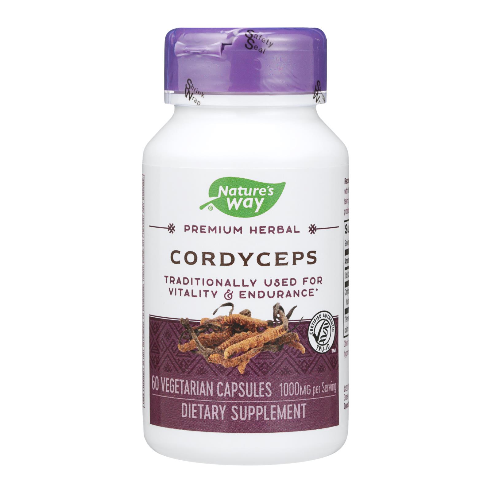 Nature's Way - Cordyceps Standardized - 1 Each - 60 VCAP