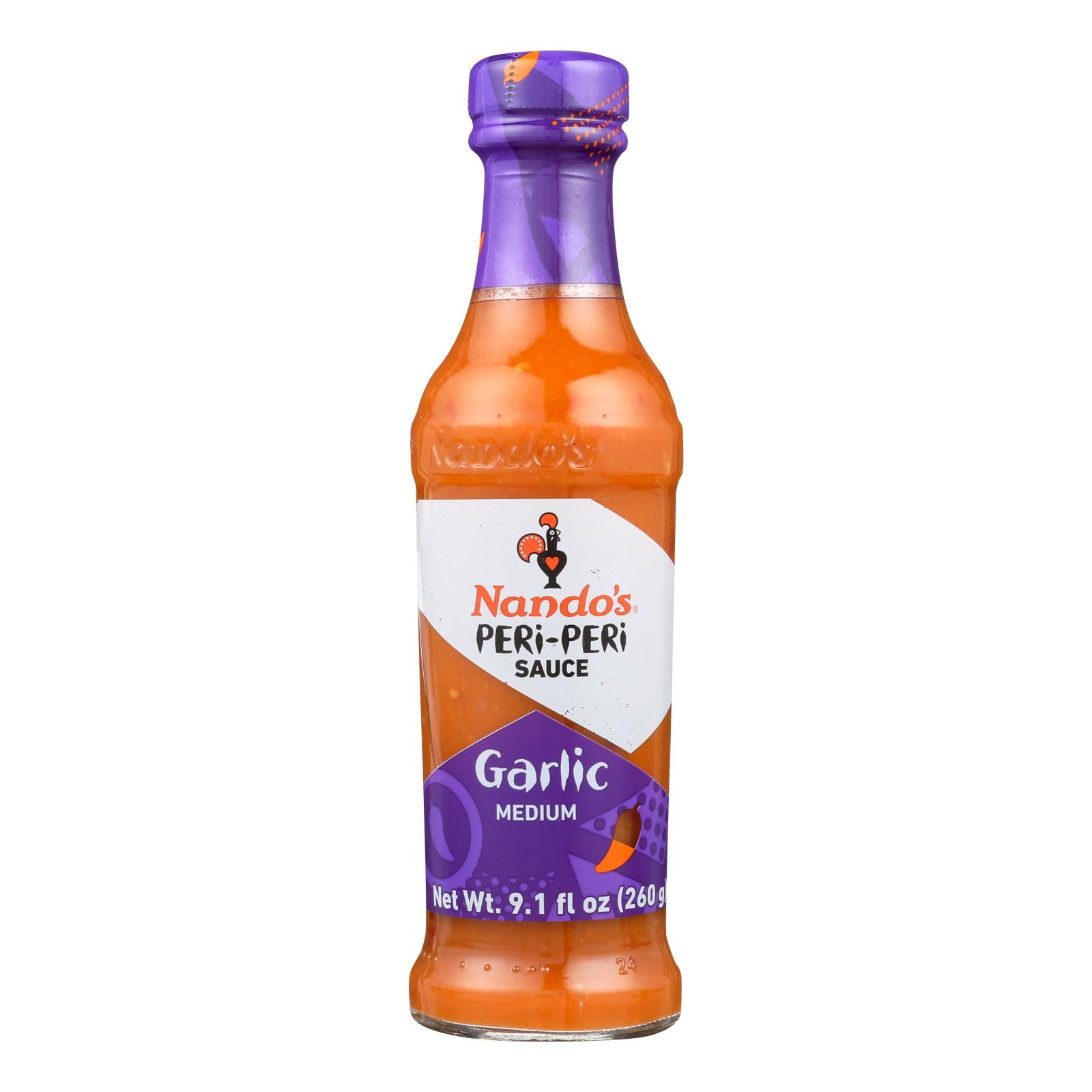 Nando's Peri-Peri Garlic Sauce - 6개 묶음상품 - 9.1 OZ