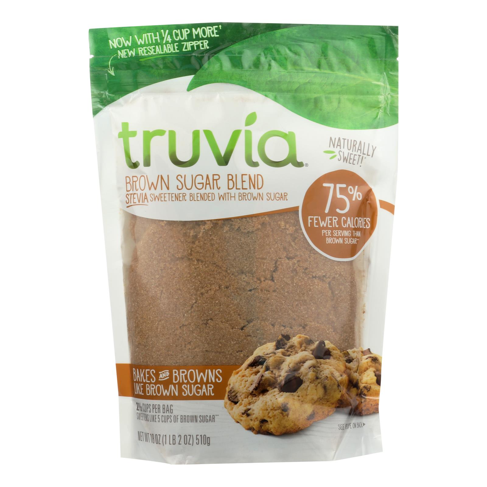 Truvia Brown Sugar Blend - Case of 8 - 18 OZ
