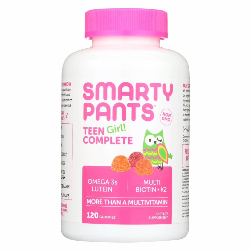 Smartypants Gummy Multivitamin -Teen Girl Complete - 120 count