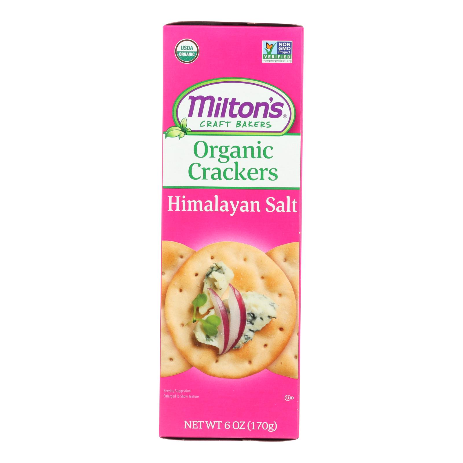 Miltons - Baked Crackers Hm Salt - 8개 묶음상품 - 6 OZ