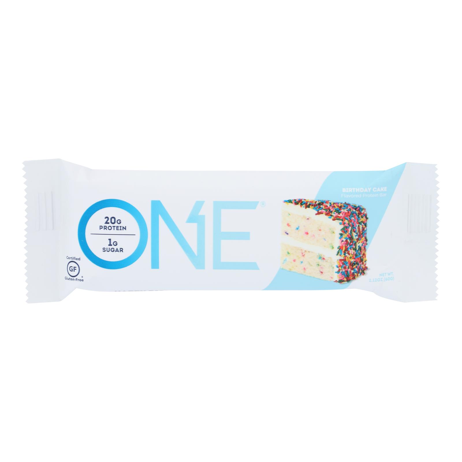 One Birthday Cake Flavored Protein Bar - 12개 묶음상품 - 60 GRM
