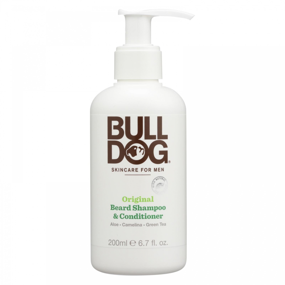 Bulldog Natural Skincare - Beard Shampoo - Conditioner - Original - 6.7 fl oz