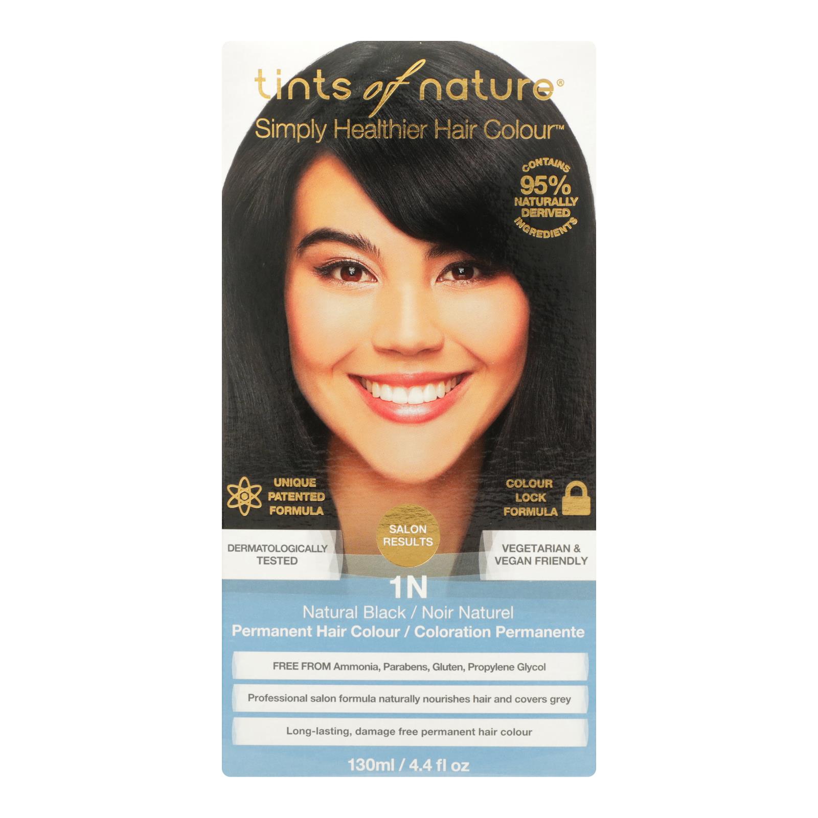 Tints Of Nature 1N Natural Black Hair Color - 1 Each - 4.4 FZ