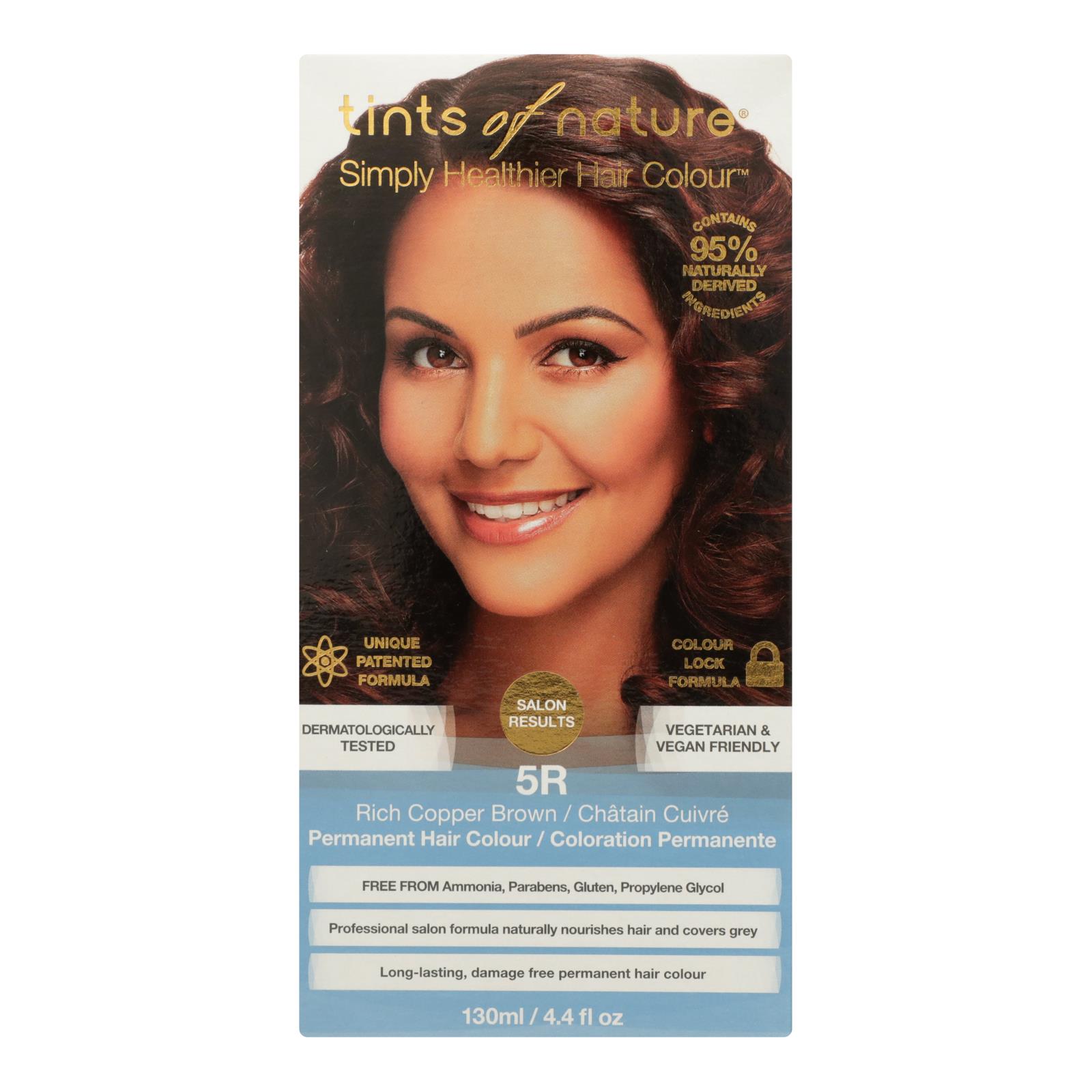 Tints Of Nature 5R Rich Copper Brown Hair Color - 1 Each - 4.4 FZ