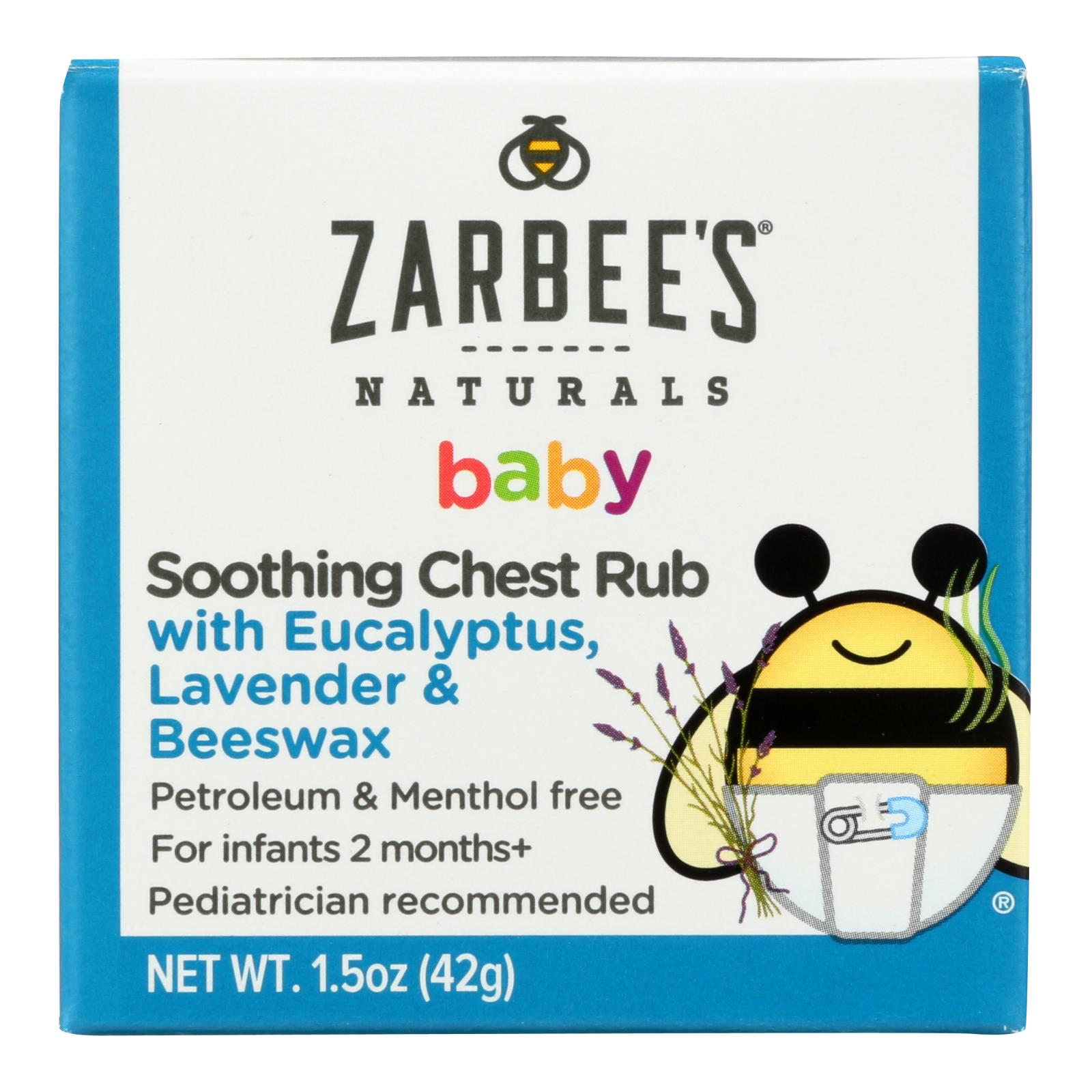 Zarbee's Natural Baby Soothing Chest Rub - 1 Each - 1.5 OZ