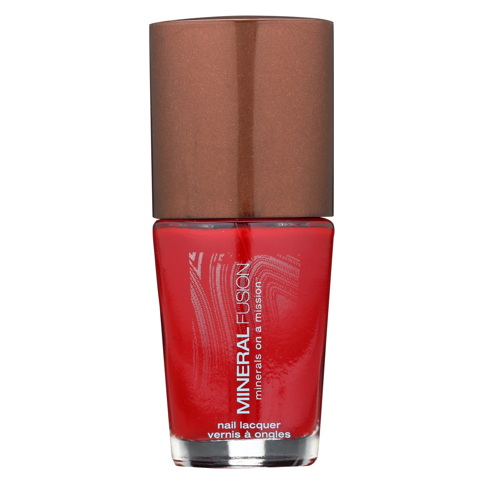 Mineral Fusion - Nail Polish - Fiery Lava - 0.33 oz.