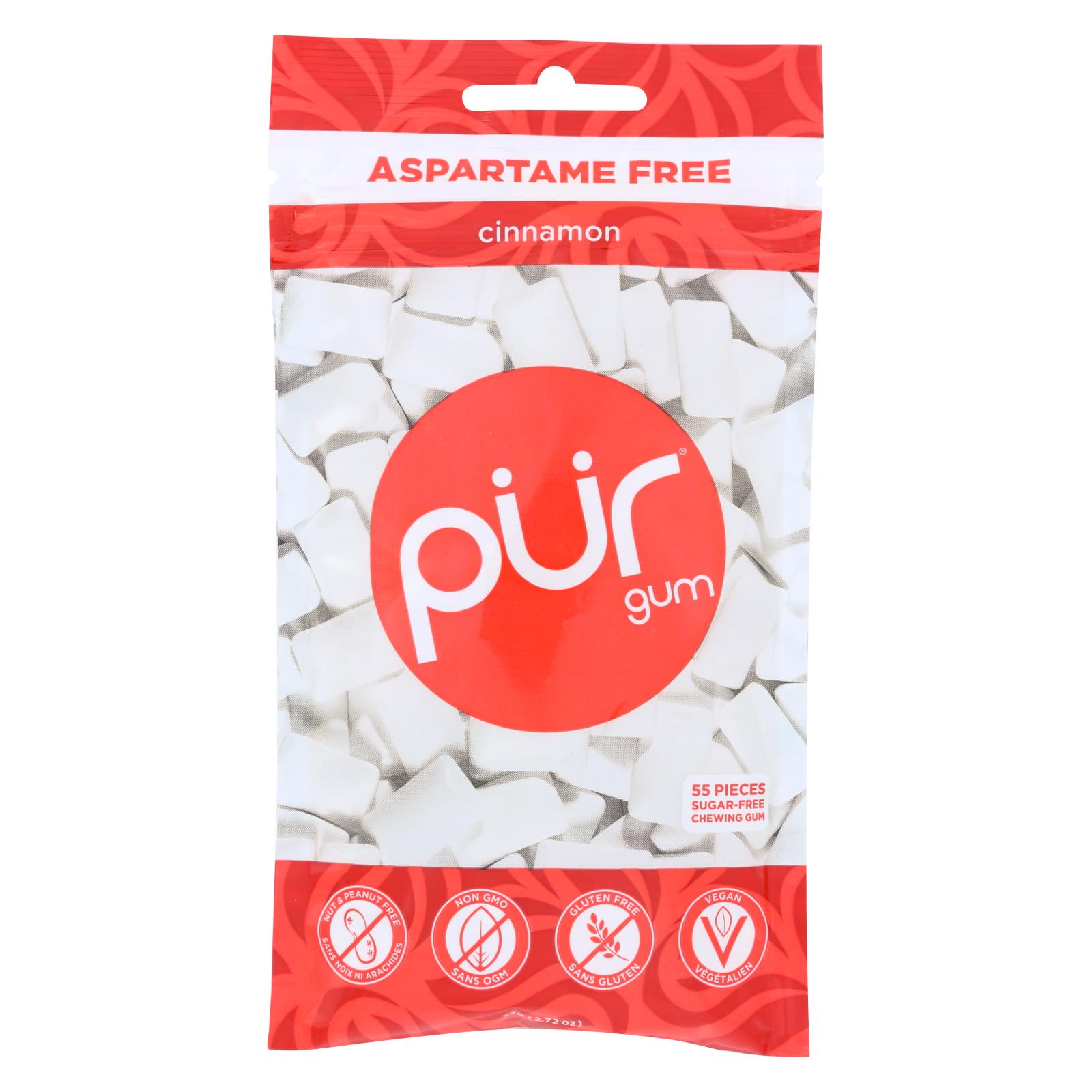 Pur Cinnamon Gum - 12개 묶음상품 - 2.72 OZ