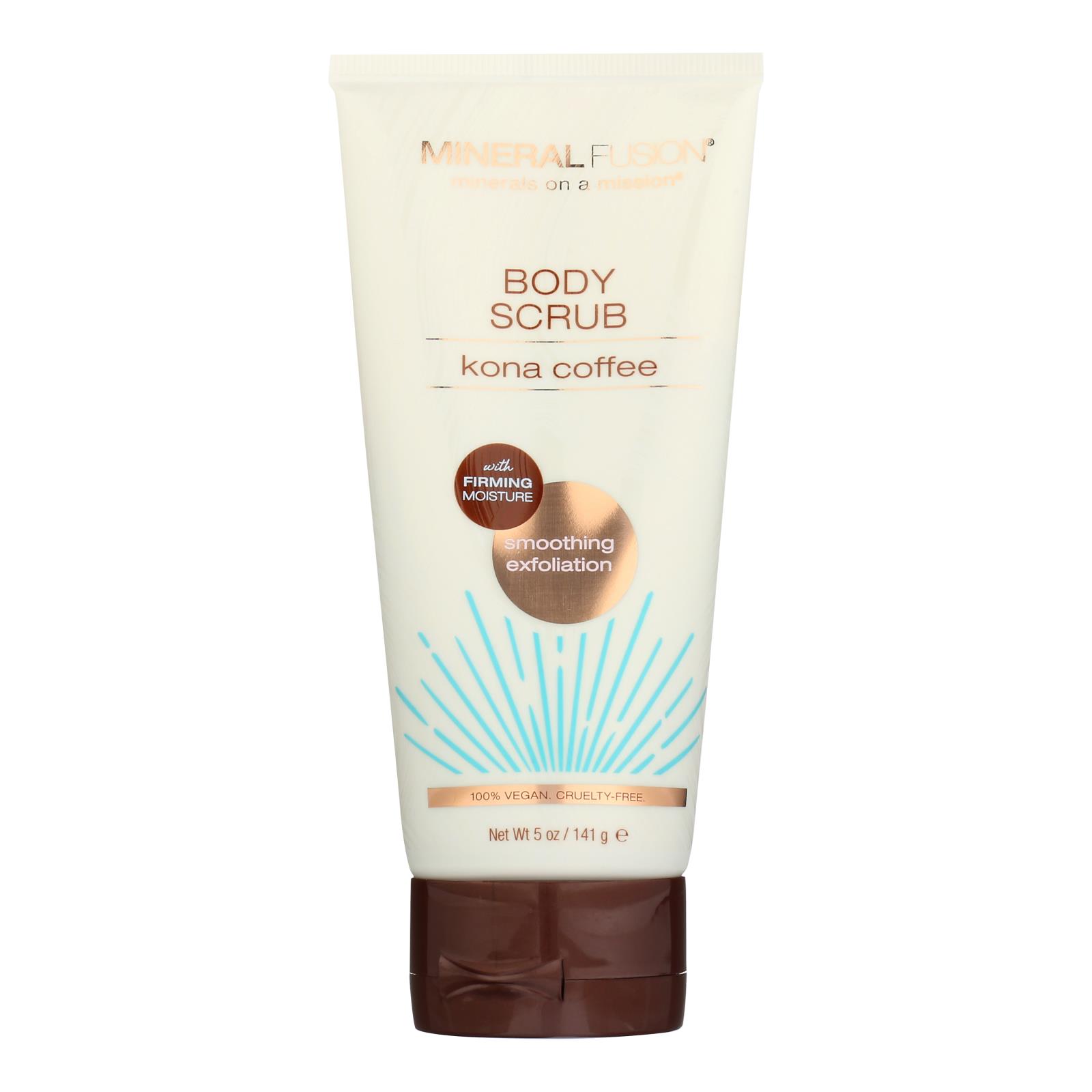 Mineral Fusion - Body Scrub Kona Coffee - 1 Each - 5 OZ