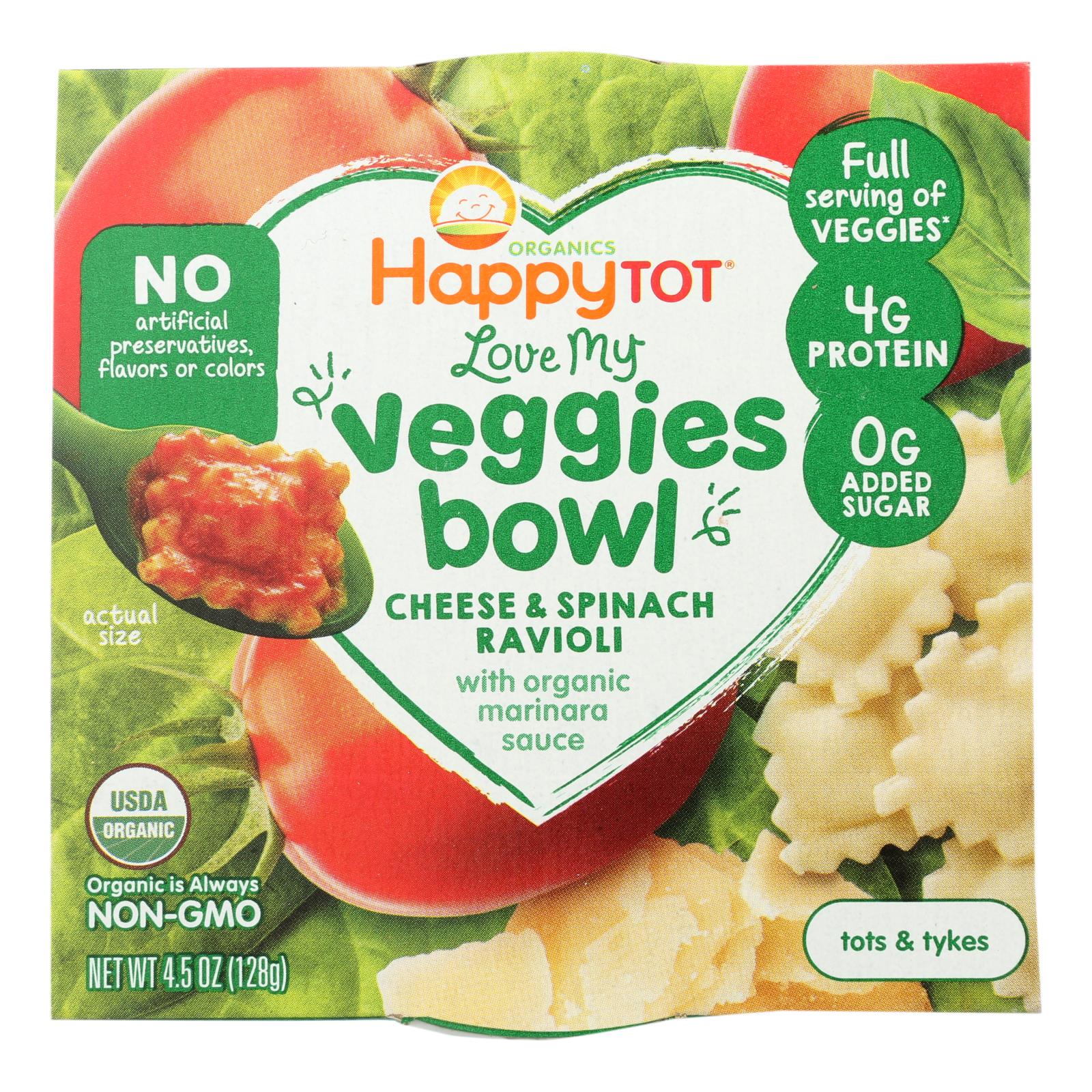 Happy Tot - Bwl Lv My Vg Spin Rav - 8개 묶음상품 - 4.5 OZ