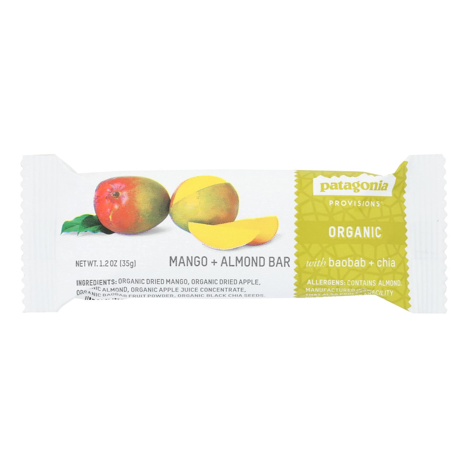 Patagonia - Bar Mango Almond - 12개 묶음상품 - 1.2 OZ