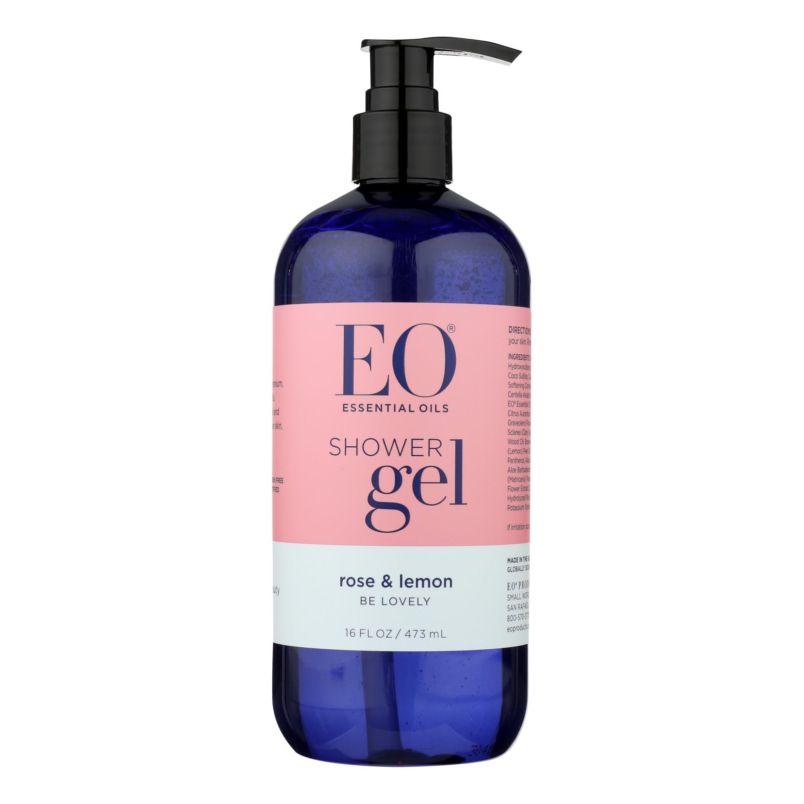 Eo Products - Shwrgl Rose & Lemon - 1 Each - 16 FZ