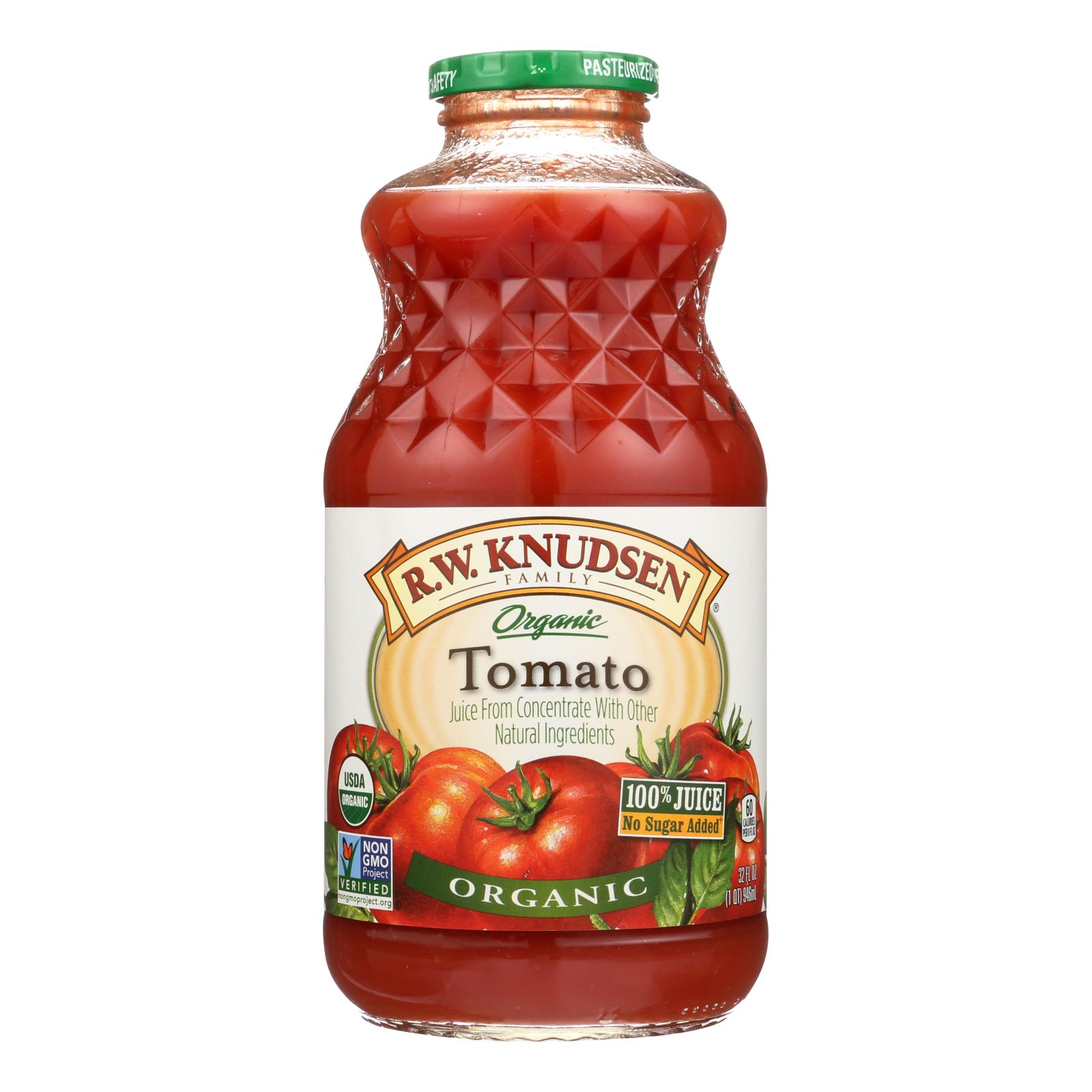 Rw Knudsen Organic Tomato Juice - 6개 묶음상품 - 32 FZ