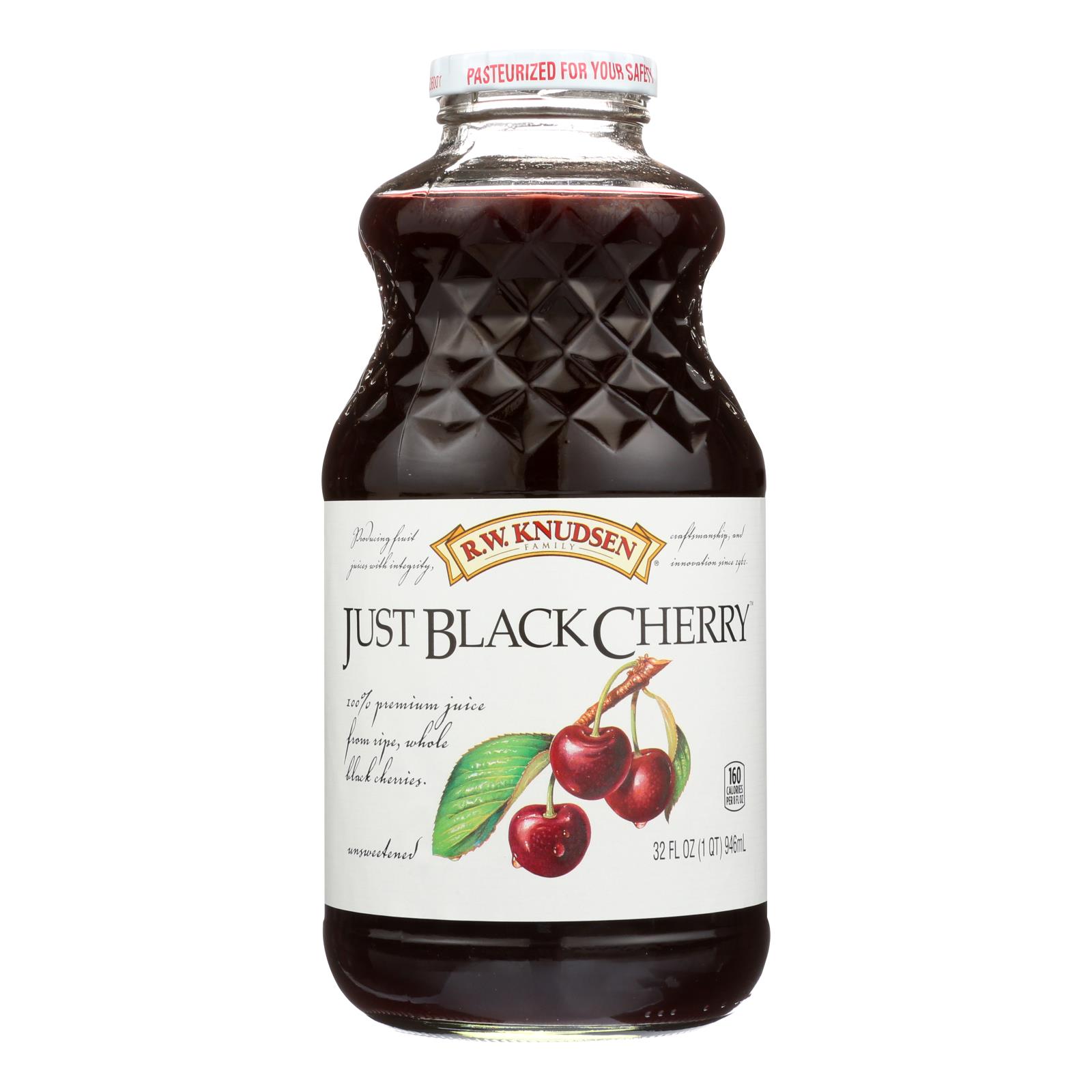 Rw Knudsen Just Black Cherry Juice - 6개 묶음상품 - 32 FZ