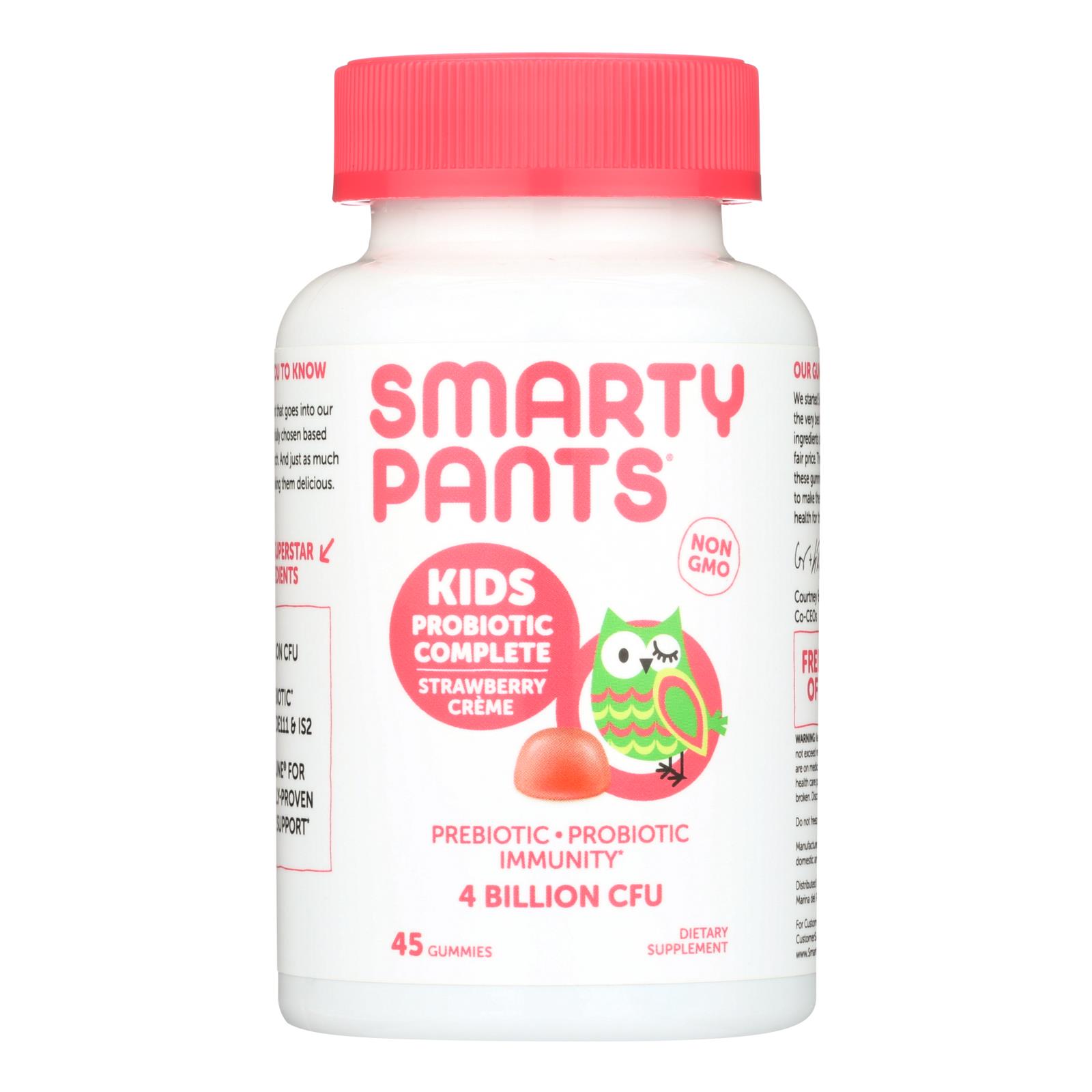 Smarty Pants Strawberry Creme Kids Probiotic Complete Dietary Supplement - 1 Each - 45 CT